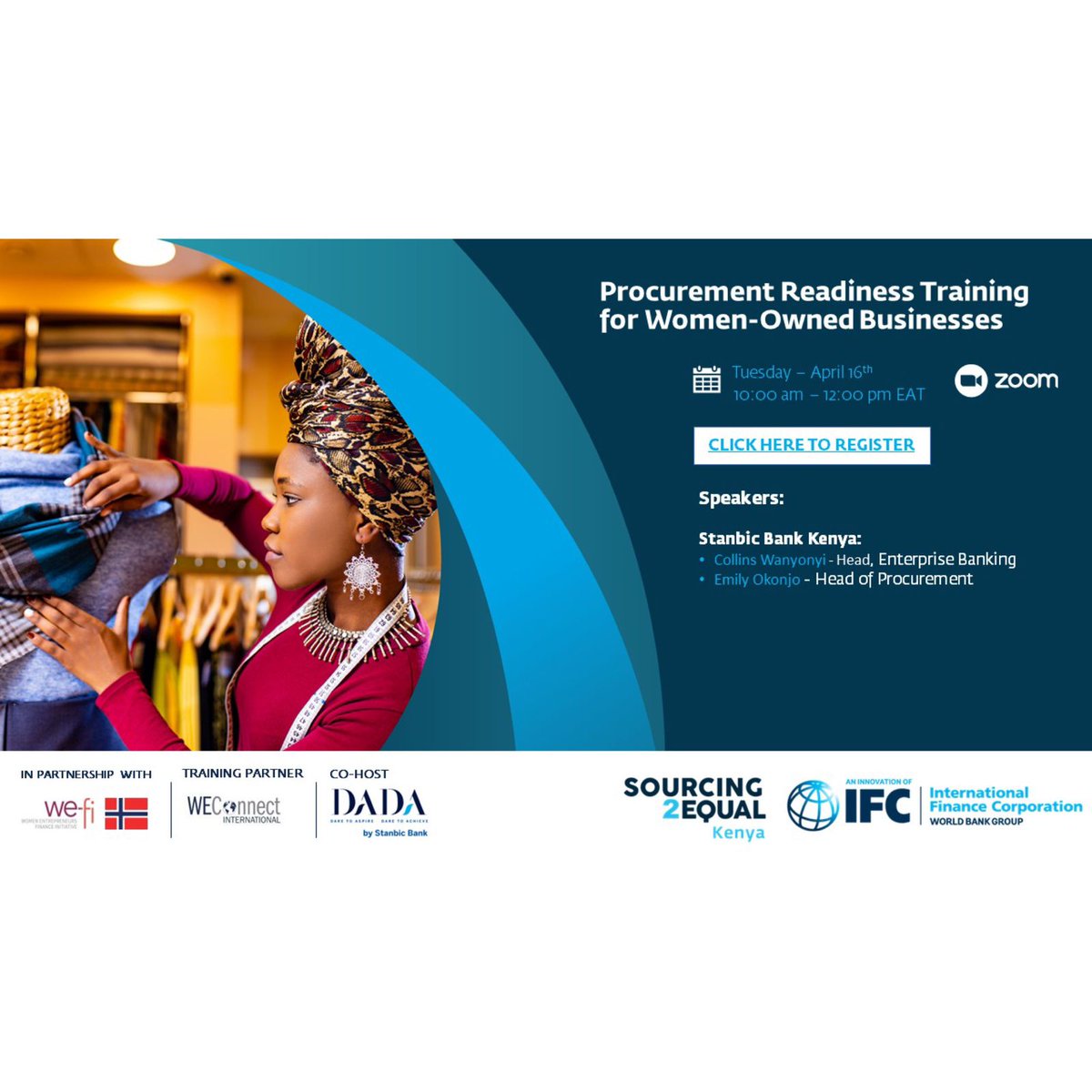 Calling all women in business! Join us virtually for a Procurement Readiness Training for Women Owned Business on 16th April 2024.
Click this link to register  surveymonkey.com/r/5L7G2JN