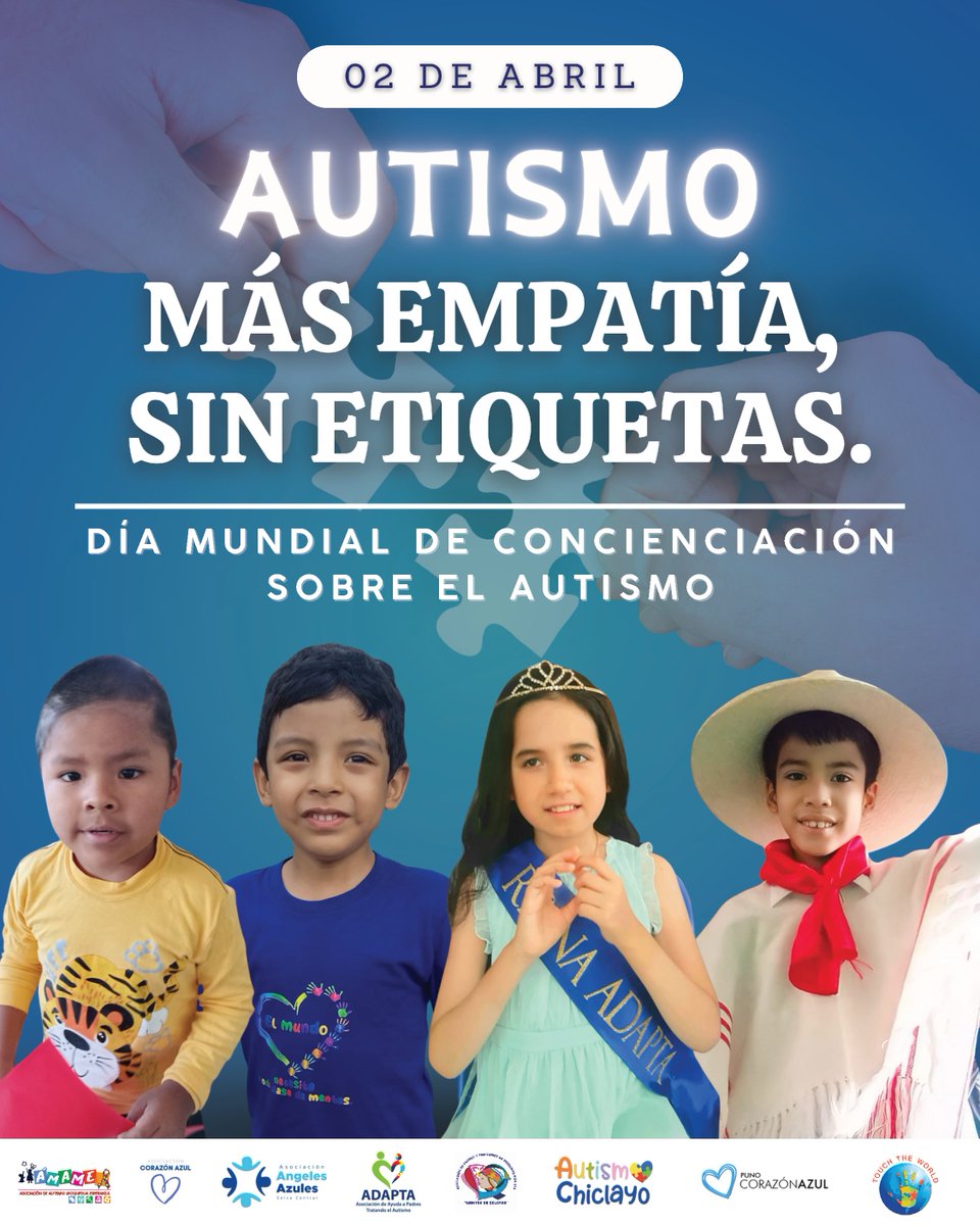 Nuestra condición es solo una parte de nosotros, no la totalidad de nuestro ser. En este #2deAbrilDíaDelAutismo, reconozcamos el valor intrínseco de cada personas con #MásEmpatíaMenosEtiquetas. 💙