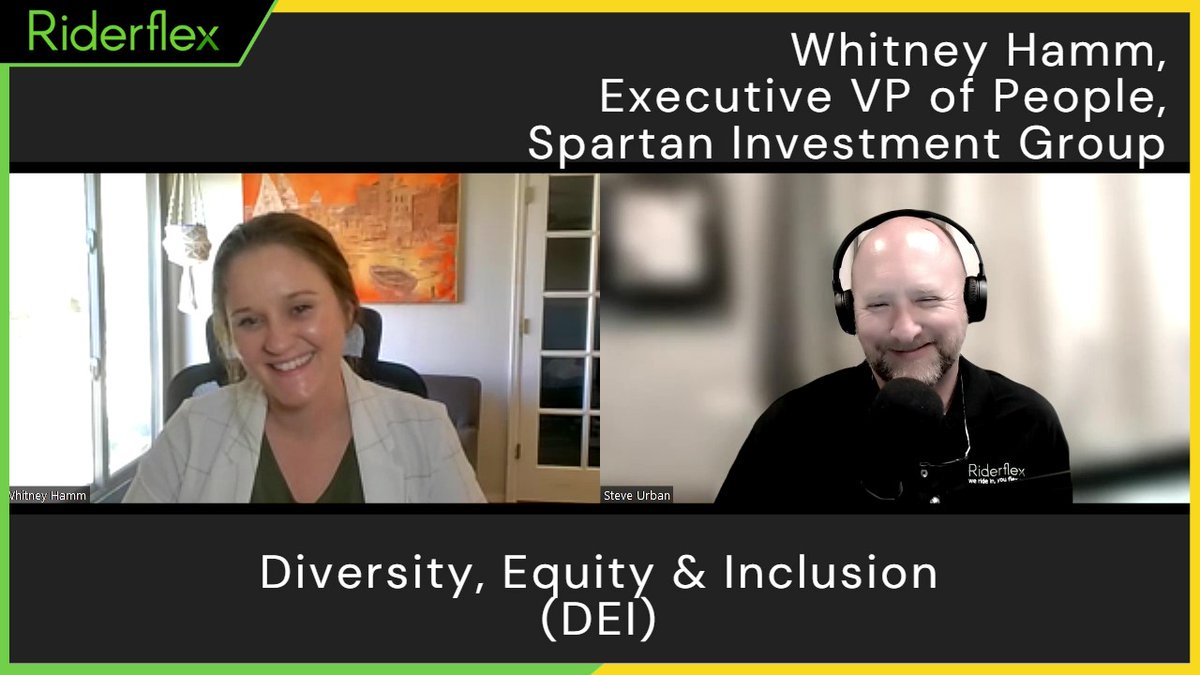 Whitney Hamm, Diversity, Equity and Inclusion (DEI) | The Riderflex Podcast
youtu.be/qhe4Oc6nlOI
#RealEstateInnovation #LeadershipExcellence #SpartanInvestment #PeopleOperations #GrowthMindset #riderflexpodcast #careeradvice #ColoradoRecruitingFirm