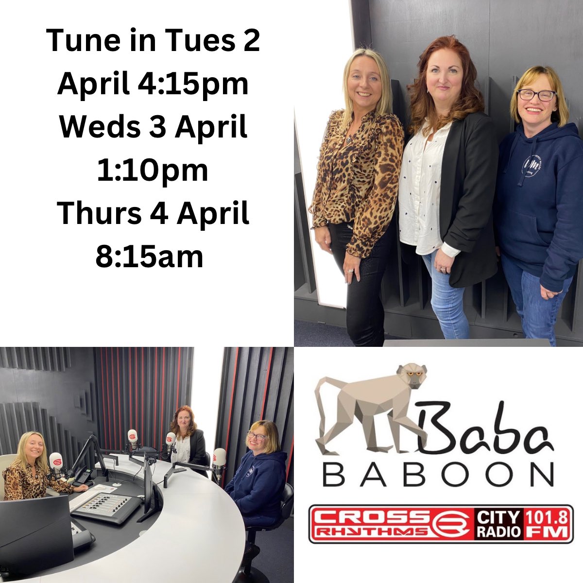 #BusinessSpotlight @SonyaWakefield chats to Leanne Stanley of Maze Counselling & Wendy Miller of Wendy Miller Coaching 📻 Tune in from today - Tues 2 April ⭐️ #radio #businessshow #babatastic