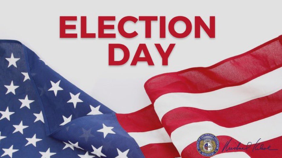 It’s General Municipal Election Day in Missouri. Make time to vote in your local elections today.