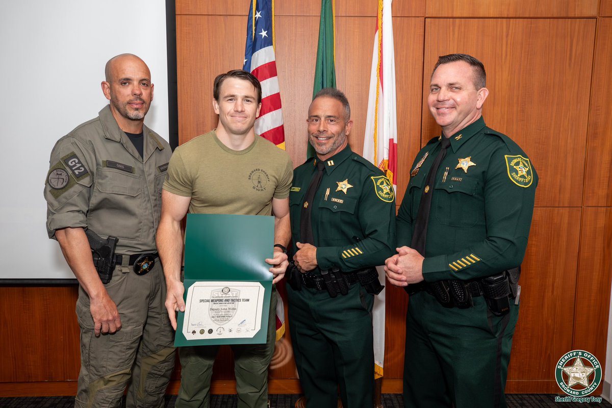 Congratulations to our newest SWAT graduates! BSO’s SWAT school rigorously exposes deputies and firefighter/paramedics to the most extreme circumstances and situations, equipping them to effectively tackle serious public safety challenges. #bso #swat #firerescue #lawenforcement