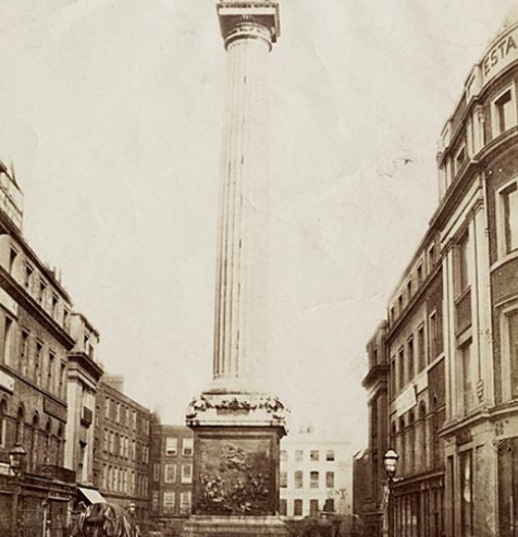 #OTD in 1913, suffragettes Gertrude Shaw and Ethel Spark, barricaded themselves on the Monument to the City of London for several hours. They had heavy iron bars and a large banner inscribed called ‘Death or Victory’. They were released without charge to great publicity.