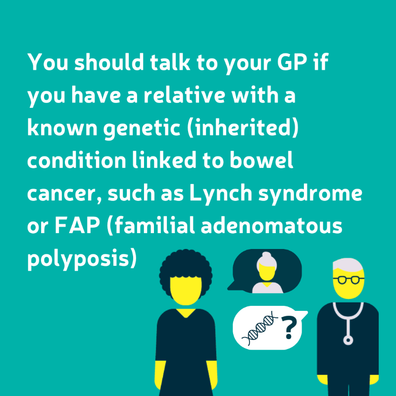 bowelcanceruk's tweet photo. #OneThing we want to spread awareness about is family history and #BowelCancer. 
 
If anyone in your close family has had bowel cancer and you have symptoms, it’s important to tell your GP so you can get an at-home test.  

#BowelCancerAwarenessMonth