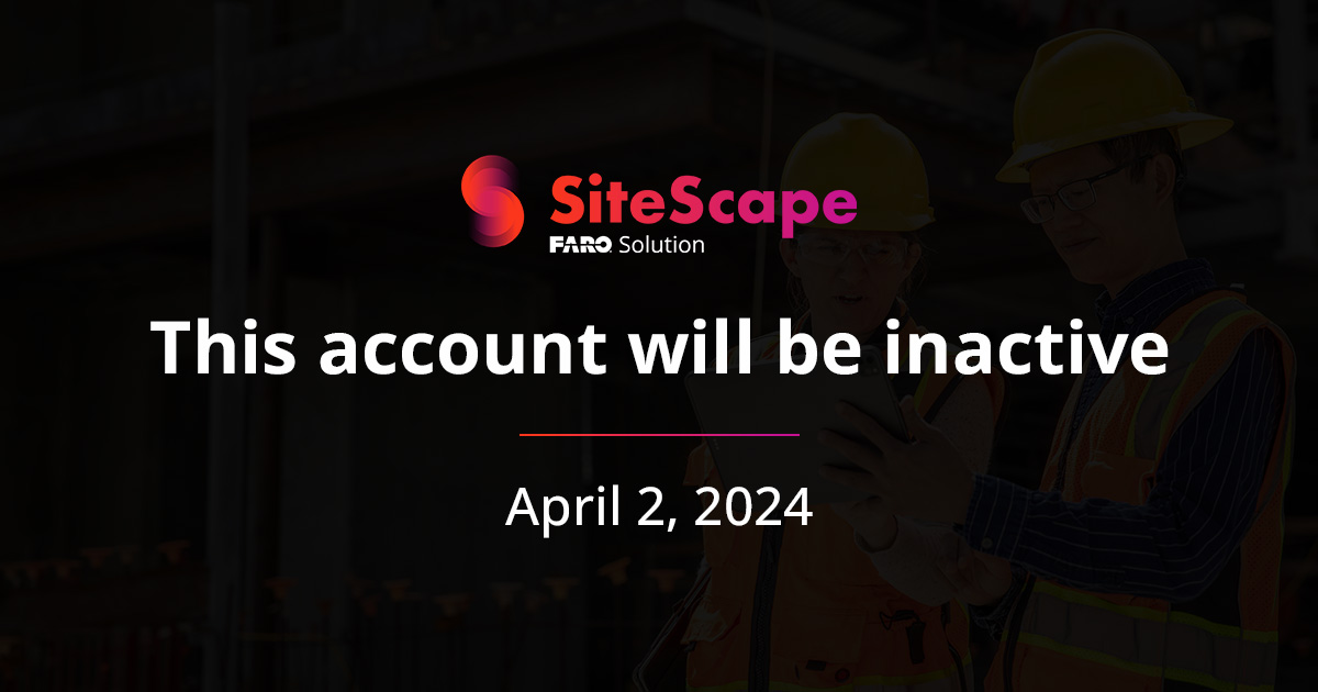 SiteScape by FARO tweet media