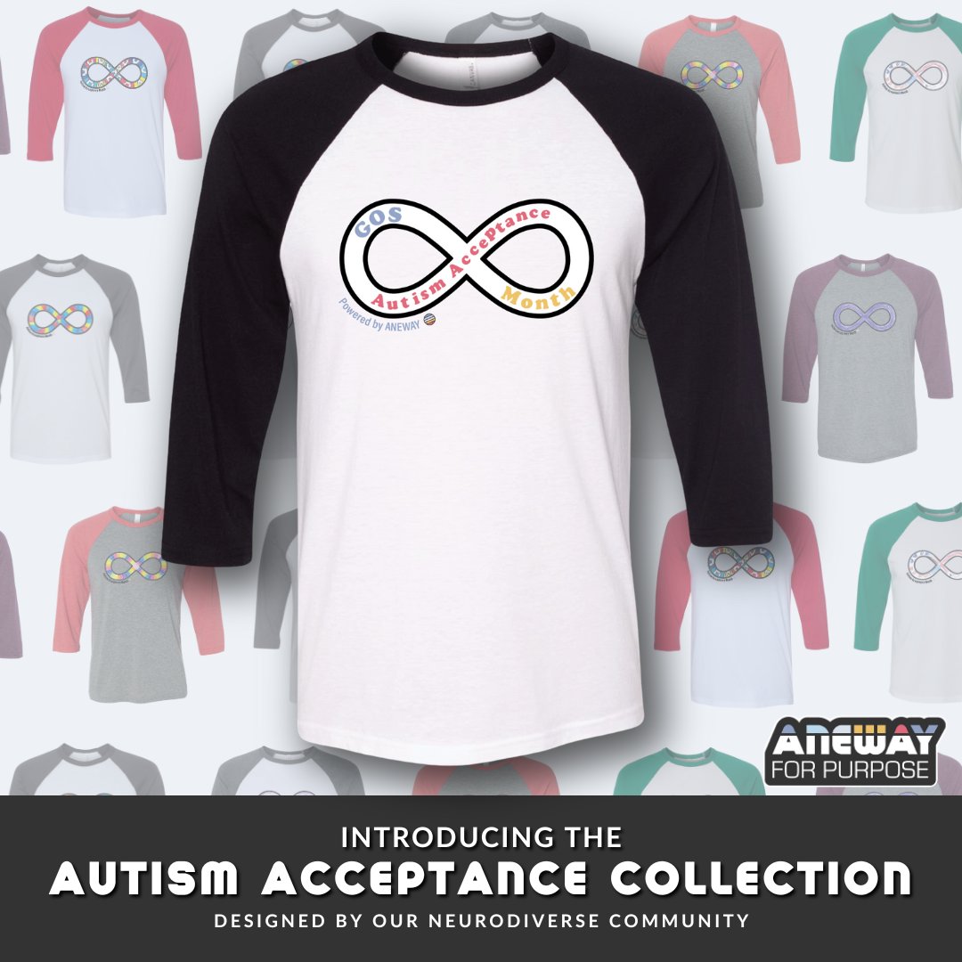 April is Autism Acceptance Month and to celebrate GOS created a limited time collection with designs by our Neurodiverse Community. To see all of our designs head to shop.gameonstate.com and click on our "Acceptance Collection".

#GameOnState #ANEWAY #Autism #AutismAcceptance