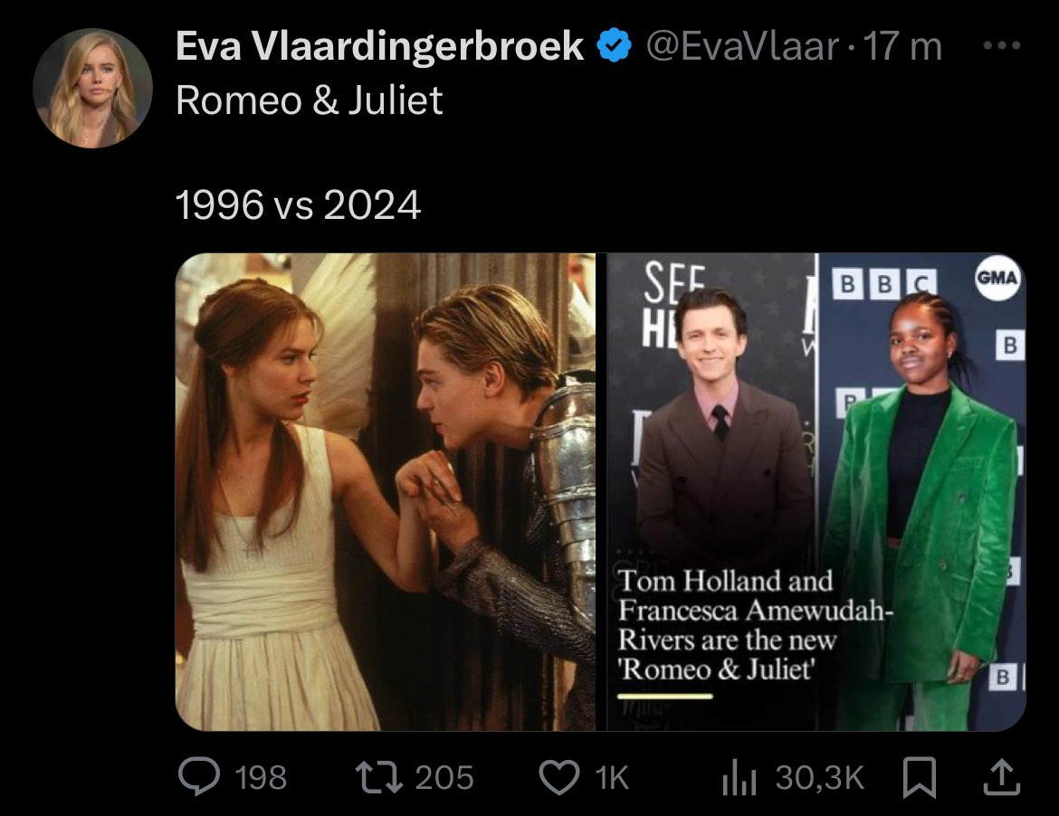 PostvanFenna's tweet photo. Correctie: Romeo, Juliet & Evil Eva, also known as the wicked witch of the west 🙄…
De tandjes hey. Madam steekt haar racisme ook niet meer onder stoelen of banken hè?
#racisme #EvaVlaardingbroek #EvilEva https://t.co/UKfSMI7Imc