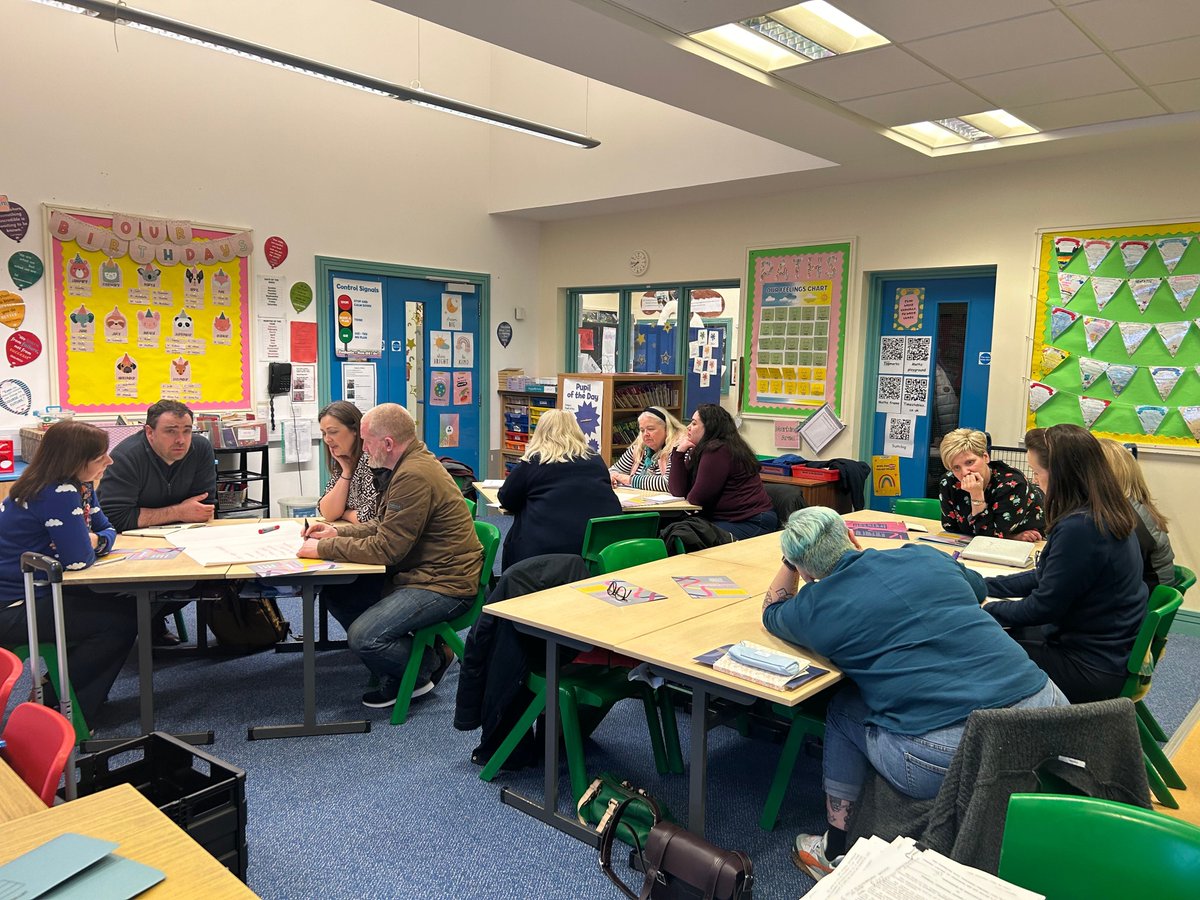 NICIE had a productive session delivering Roles and Responsibilities training to the Board of Governors at Windmill IPS. Thank you to everyone who took part so enthusiastically on a wet and windy Monday evening! #LearningTogether #IntegratedEthos #ChooseIntegrated