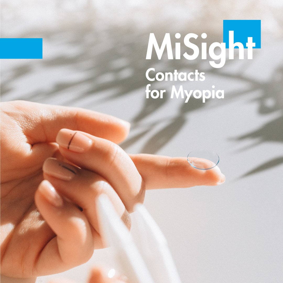 MiSight contact lenses can make a difference for your child's myopia.

With regular wear, MiSight lenses can slow myopia progression, potentially reducing the risks associated with high myopia later in life.