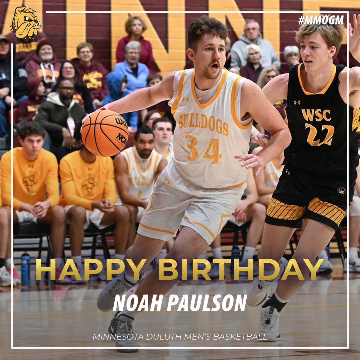 Happy Birthday to our guy, 𝗡𝗼𝗮𝗵 𝗣𝗮𝘂𝗹𝘀𝗼𝗻❗ We hope you have a great day, 𝟯𝟰! 🎉 #MakeMoves x #BulldogCountry 🐶🏀