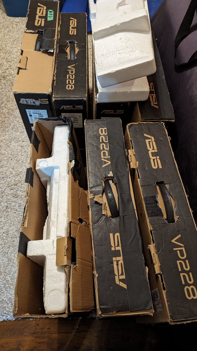 These TTT Asus Boxes has been with us since 2017. We preserved them as best as we can over the years. Lasting 3 weekly venues, regionals and majors. Salute them as they go to Valhalla and Press F. Say your thanks and goodbyes. P.S. The monitors will be stored in bins now.