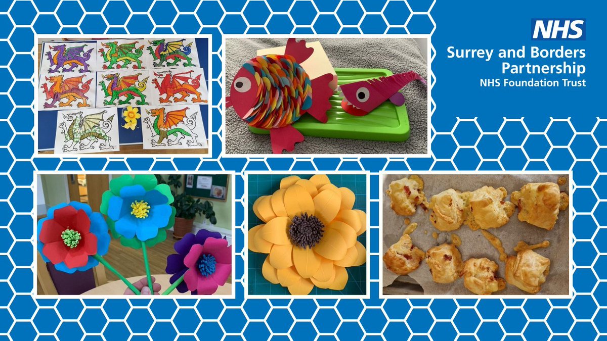 People who use our services on Victoria Ward at Farnham Road Hospital have been very busy the past couple of months with a variety of different activities. Check out their creative talents with baking and crafts. @FRH_Therapies