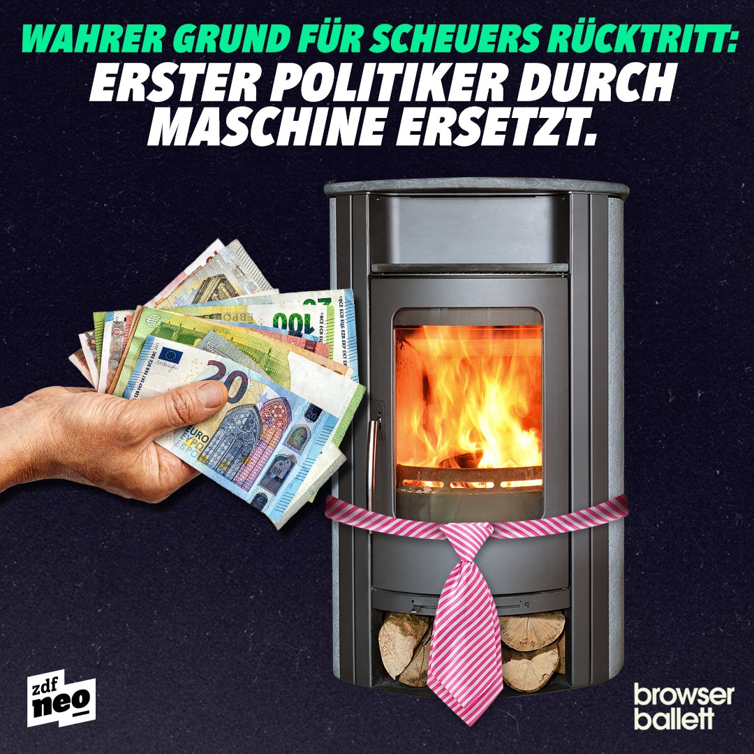 Produziert genauso viel heiße Luft, macht aber weniger Lärm.
