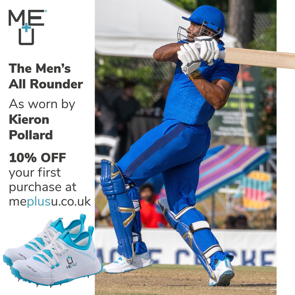 If they are good enough for Kieron… Order now at meplusu.co.uk and receive 10% off your first purchase.#cricket #cricketshoes #womenscricket @kieronpollard55 #englandcricket #bowler #batter #cricketlovers