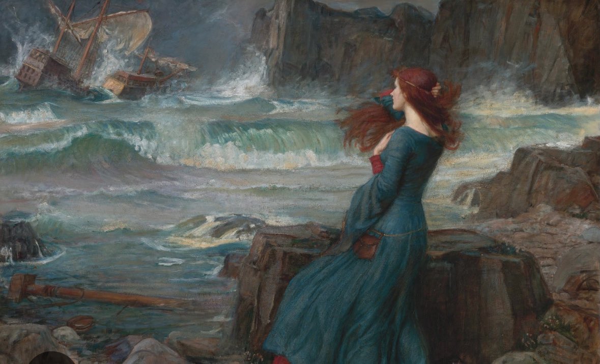 How does the role of displacement in the Tempest align with the themes of Magic and the supernatural? Are the themes of exile and wandering in the play significant to Miranda’s storyline? #Shakespeare #NationalPoetryMonth