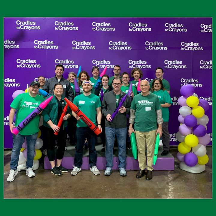 #TeamWSFS recently volunteered at @C2CPhiladelphia, where Associates sorted and packed donated clothing for distribution to newborns, children and youth from low-income families or residing in shelters throughout the region.