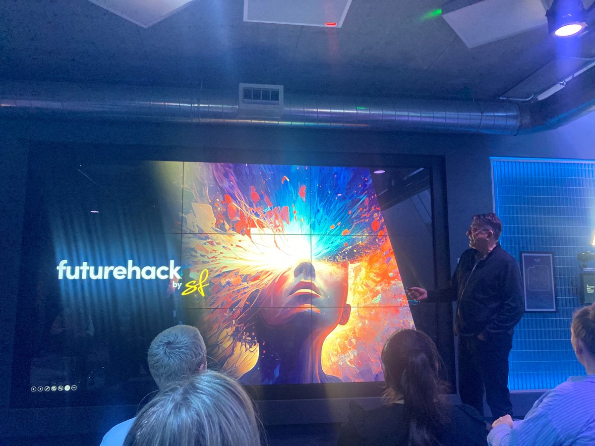 Our member @SFA_Social invited us to look towards the future at 'Future Hack'. The afternoon was designed to “elevate conversations” around the #AI and how it’s impacting the #eventsindustry and gave us hands-on experience creating with AI! Read more: evcom.org.uk/blog/shelton-f…