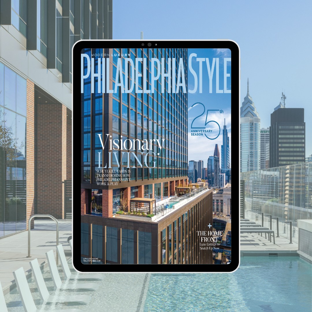 We are delighted to share that Avira, @schuylkillyards' first residential offering, is the cover story of this month's @phillystylezine. Read about our urban oasis starting on page 59, here: digital.modernluxury.com/publication/?i…