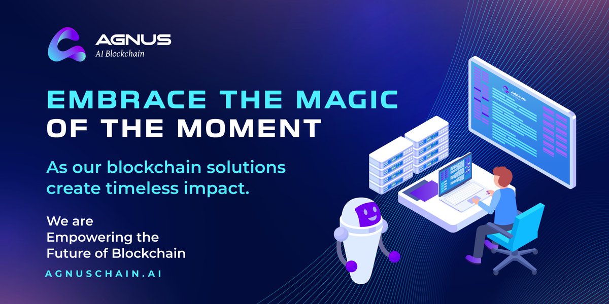 AgnusAIChain's tweet photo. With #AgnusAI, you donโt just pass timeโyou freeze it.
Embrace the momentโs magic as our blockchain solutions create timeless impact.
#EmbraceTheMagic $AGN #ETH #BTC #AIBlockchain #AI #WEB3 #AgnusAIChain #Layer1 #EVM https://t.co/Z8PR4MXjjI
