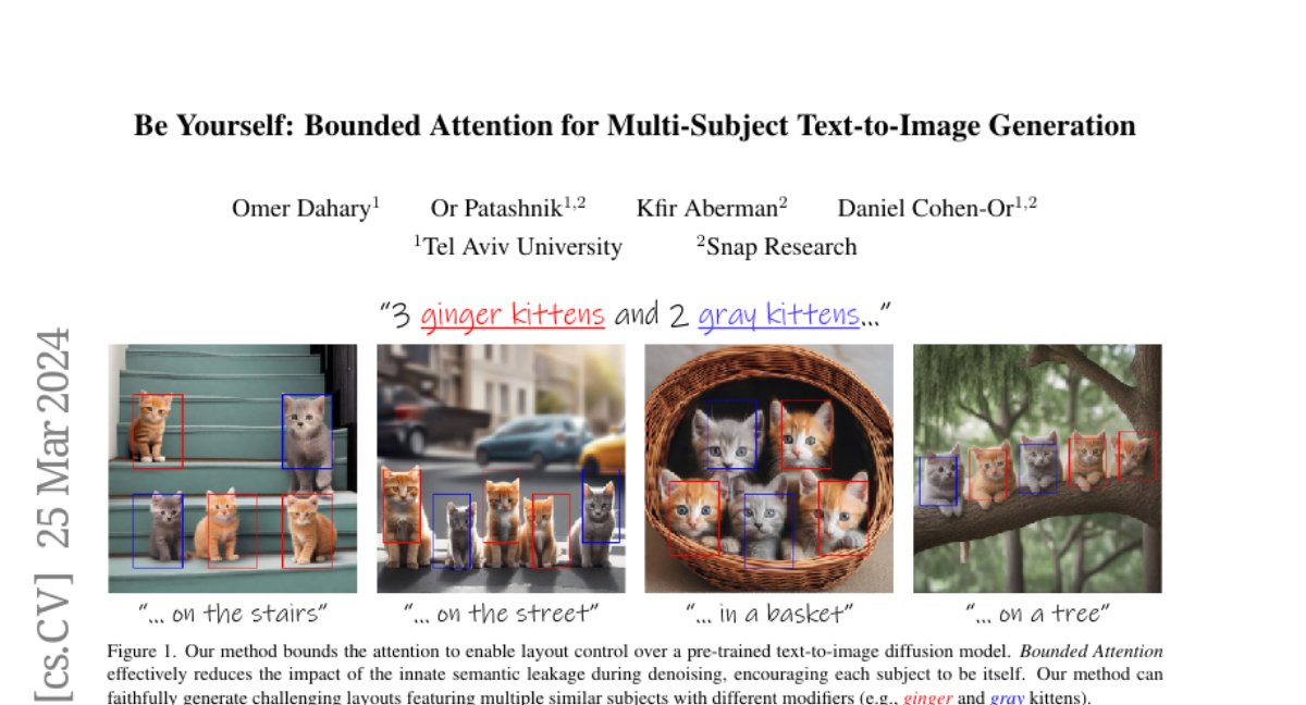 GoatstackAI's tweet image. Learn about the &apos;Be Yourself&apos; framework for improved generation of images from complex prompts with multiple subjects. #TexttoImageGeneration #BoundedAttention #DiffusionModels
goatstack.ai/topics/bounded…