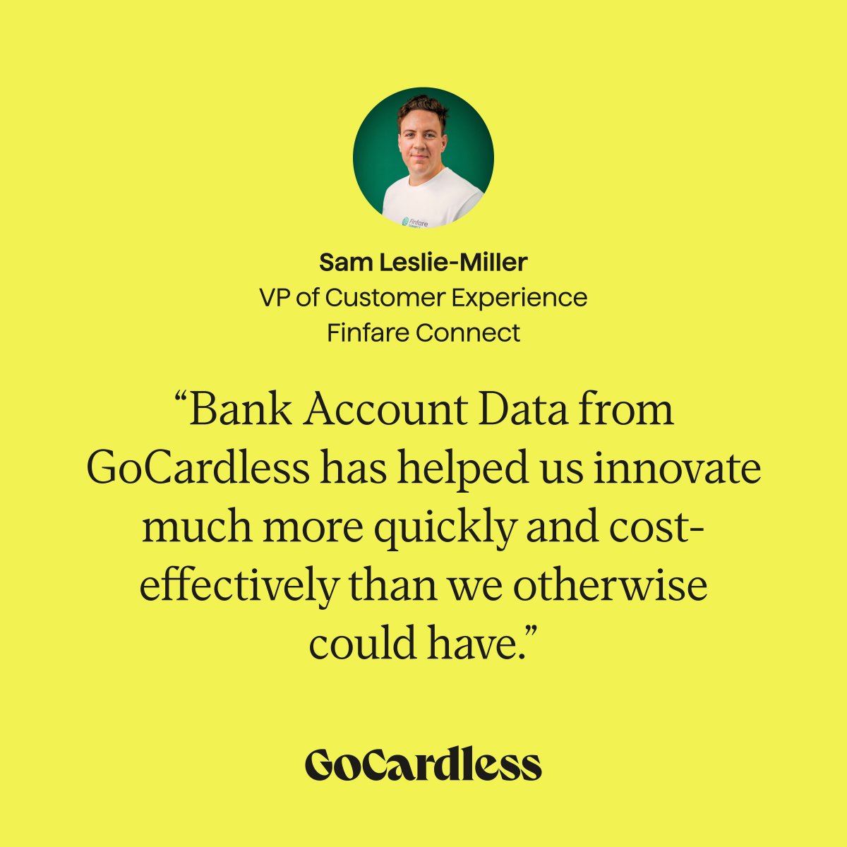 Finfare Connect is a customer loyalty platform that uses open banking powered GoCardless Bank Account Data to drive intelligent rewards and offers, and provide a tailored experience for end users. Read the full story here: gocardless.com/stories/finfar… @FinfareHQ