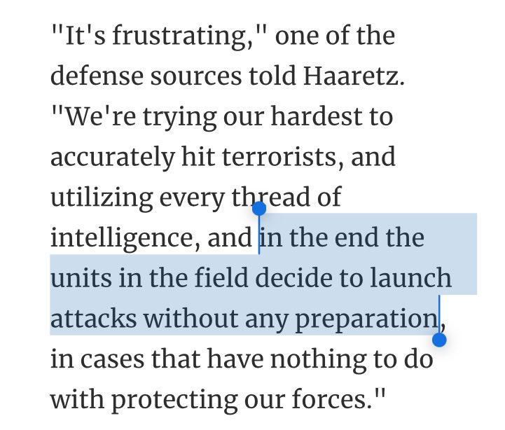 Haaretz reporting on the World Central Kitchen airstrike features a IDF source blaming the attack on “units in the field” acting in their own, matching their reporting from Sunday that civilians are regularly killed by IDF units acting without any formal rules of engagement