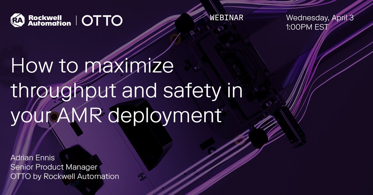 24 hours until we go live to share how to maximize throughput and safety in your AMR deployment. Join us at 1PM ET tomorrow to learn what high performance safety is, why it matters, and what features to look for. Register now: bit.ly/49cziL8