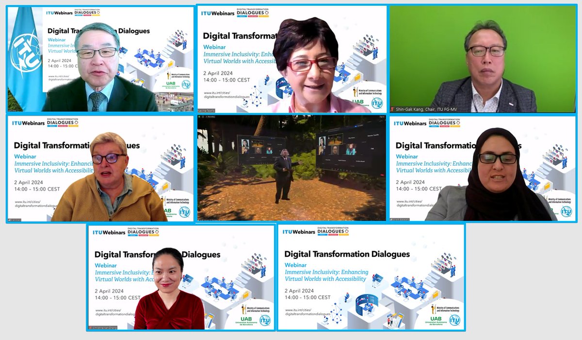 Int’l Telecommunication Union (@itu) on Twitter photo As we immerse ourselves in virtual worlds + online communities, we have a responsibility to ensure these spaces are accessible to all
On #WorldAutismAwarenessDay, let's pledge to build a future where everyone can thrive + contribute their unique gifts to the world
<a href="/ITUTSBDirector/">Seizo Onoe</a> As we immerse ourselves in virtual worlds + online communities, we have a responsibility to ensure these spaces are accessible to all
On #WorldAutismAwarenessDay, let's pledge to build a future where everyone can thrive + contribute their unique gifts to the world
<a href="/ITUTSBDirector/">Seizo Onoe</a>