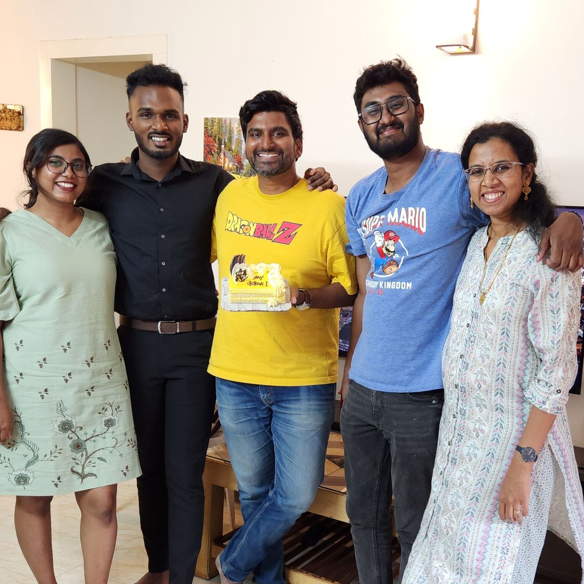 Kicking off the first post with some cake (tasted delicious by the way). Thanks to my wife and cousins.