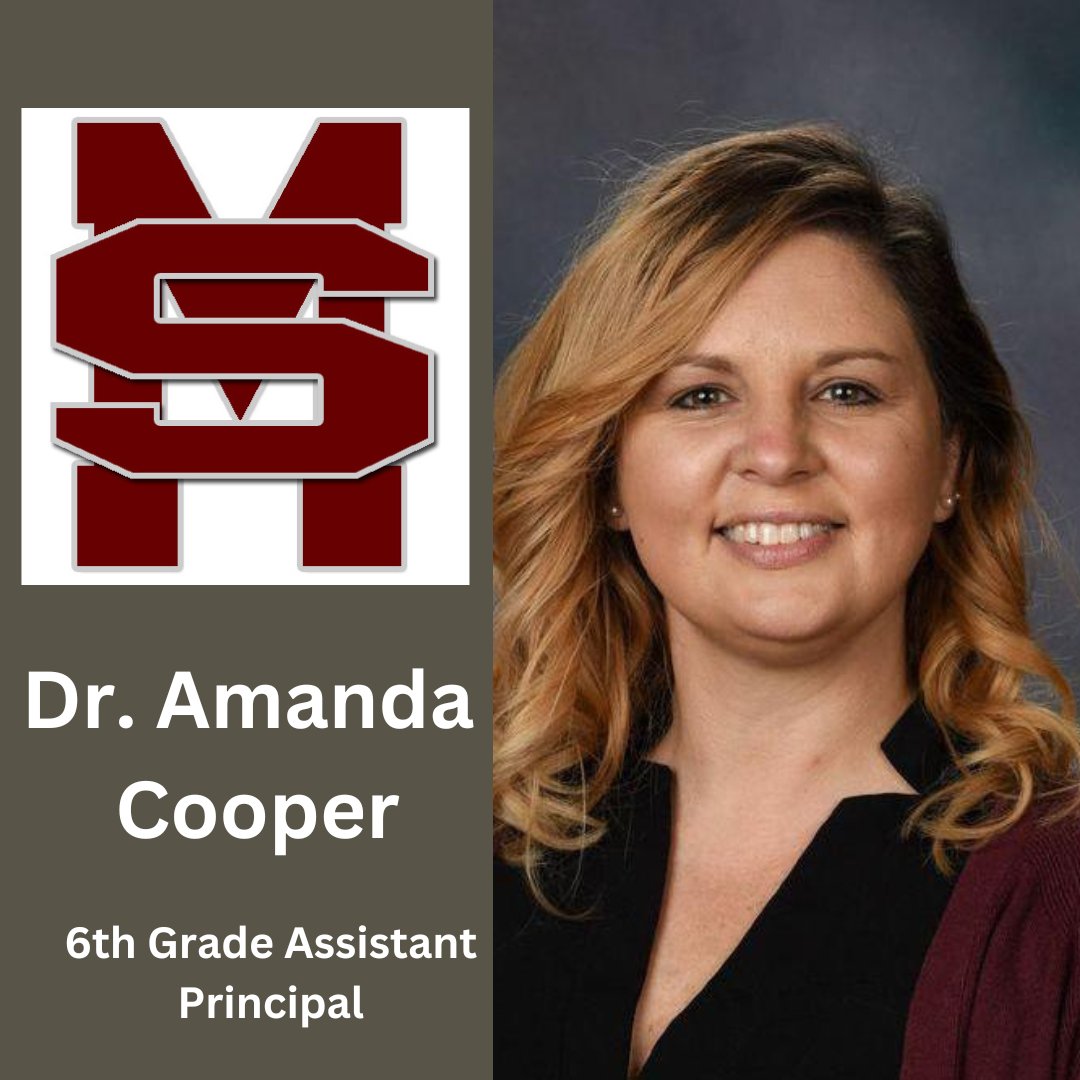 We are so thankful for our 6th Grade Assistant Principal, Dr. Amanda Cooper!