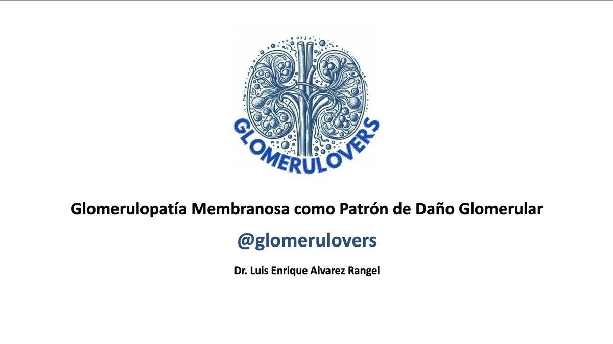 (1) Les presento nuestro 🧵No. 5 “Glomerulopatía Membranosa como Patrón de Daño Glomerular”