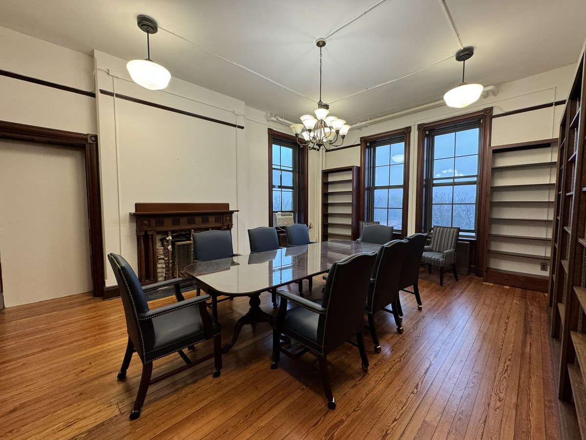 The newly remodeled Gratian Library at the School of Canon Law in Caldwell Hall is ready for its books (and rugs, paintings, etc.)! With the Msgr. Thomas Green reading room in honor of the late, beloved canon law scholar, priest, and gentleman. <a href="/CUACanonLaw/">School of Canon Law</a>