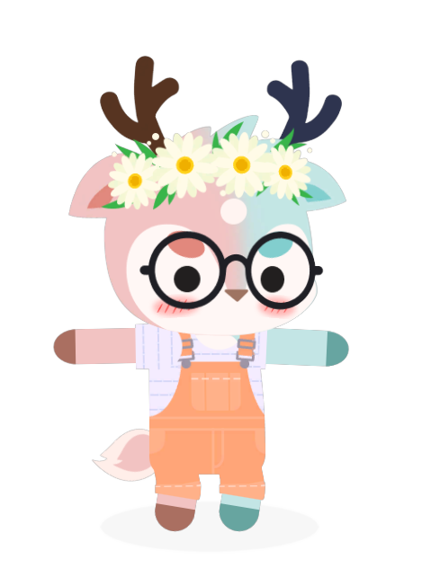 d2deer's tweet photo. @yixuanZhao13 thanks for the chance!! 
aaa so cute art💕💕 https://t.co/re0GfvidAv
