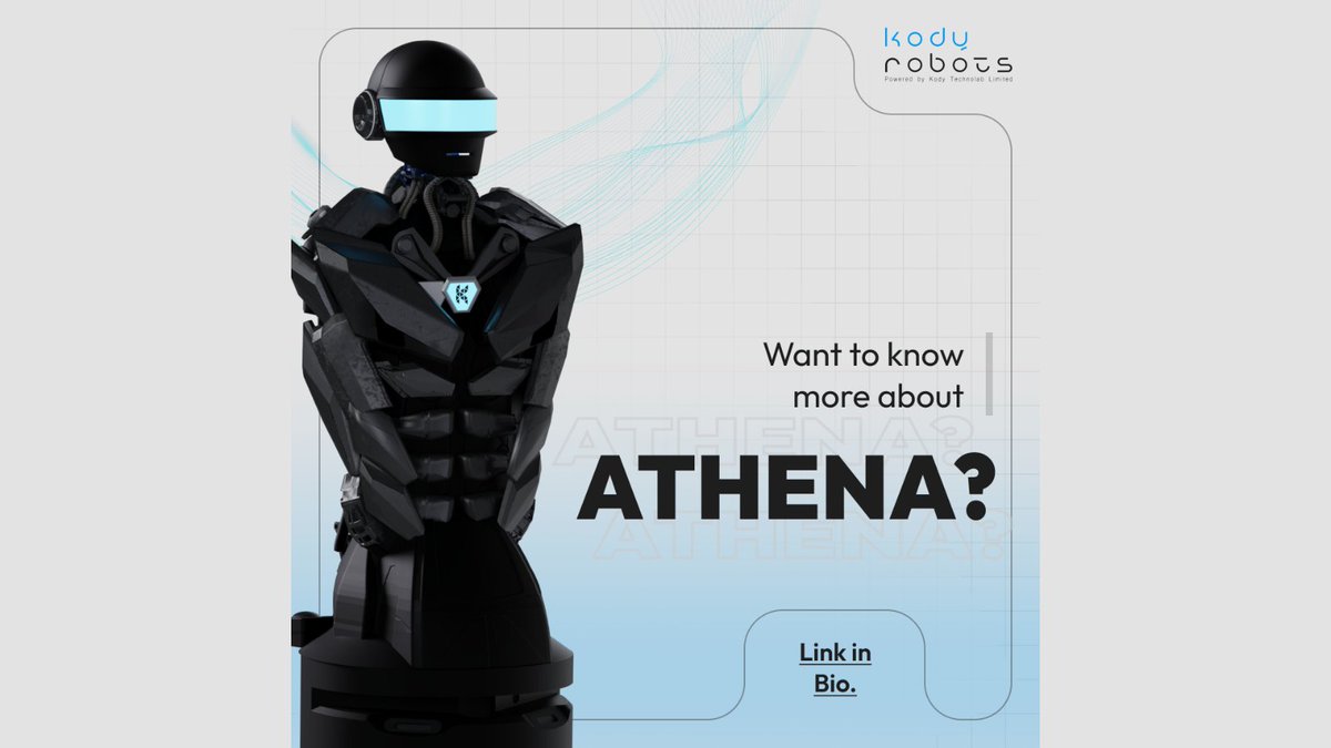 kody_robots's tweet image. Kody Robots presents #Athena, an autonomous #securityrobot for enhanced surveillance. It has features like 360° recording &amp;amp; license plate recognition, Athena safeguards diverse environments.
kodyrobots.com/athena/
#KodyRobots #CommercialRobot #IntelligentRobot #AIRobot #Robotic