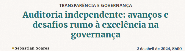 O Instituto de Auditoria Independente do Brasil (Ibracon) passa a escrever periodicamente no CONJUR