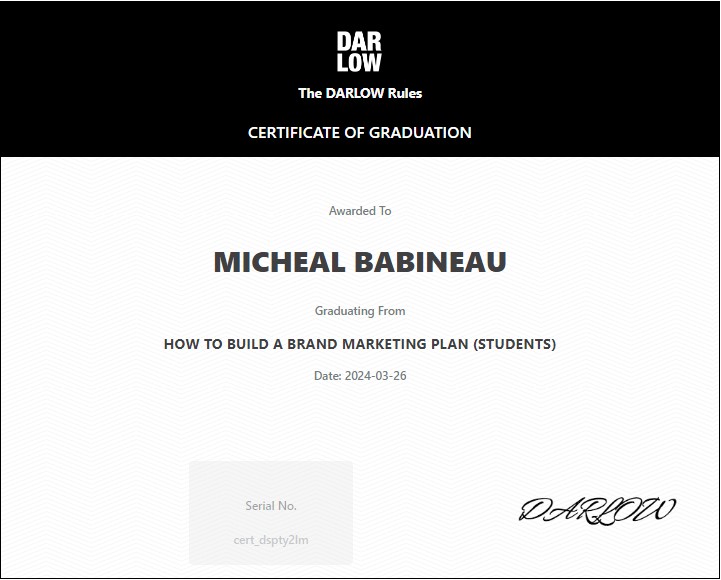 Babineau80's tweet photo. To be the man you gotta build the brand! 
#DarlowRules #SportBrandClass #UNF https://t.co/Tjgmr8BCD2