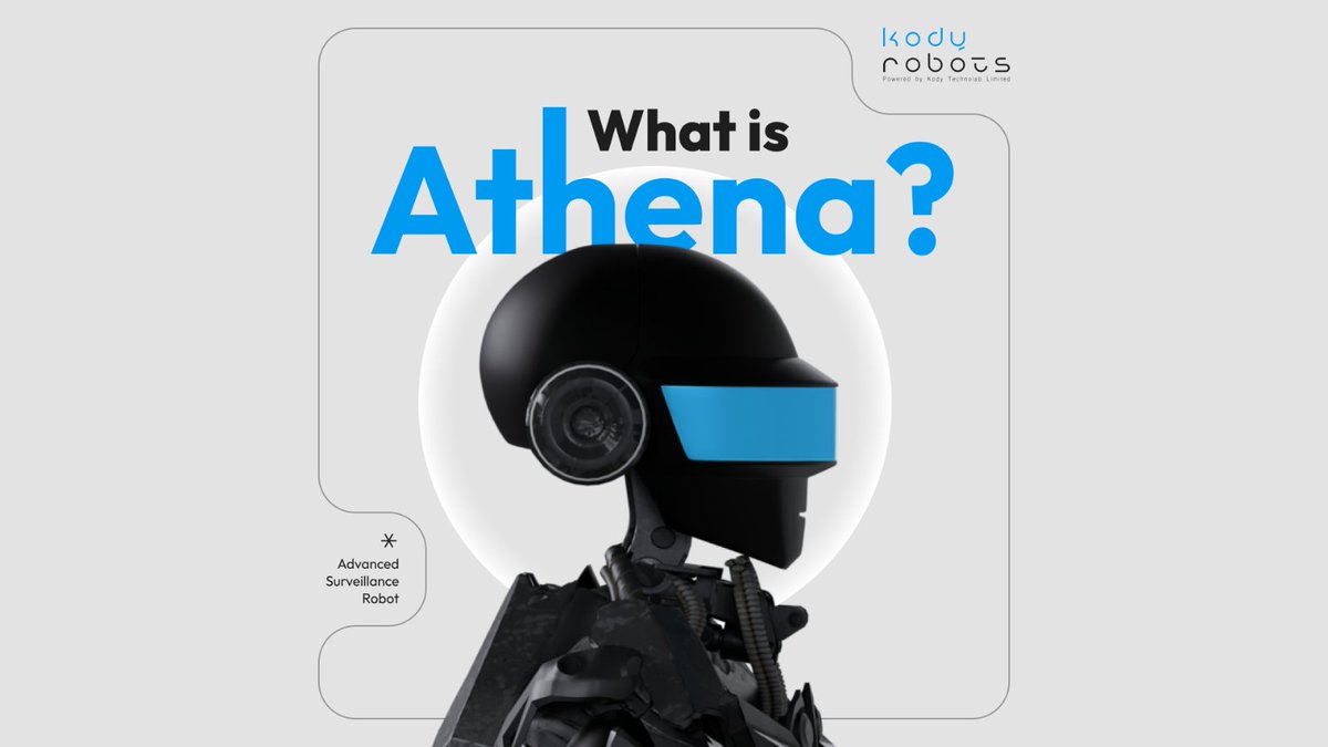 kody_robots's tweet image. Kody Robots presents #Athena, an autonomous #securityrobot for enhanced surveillance. It has features like 360° recording &amp;amp; license plate recognition, Athena safeguards diverse environments.
kodyrobots.com/athena/
#KodyRobots #CommercialRobot #IntelligentRobot #AIRobot #Robotic