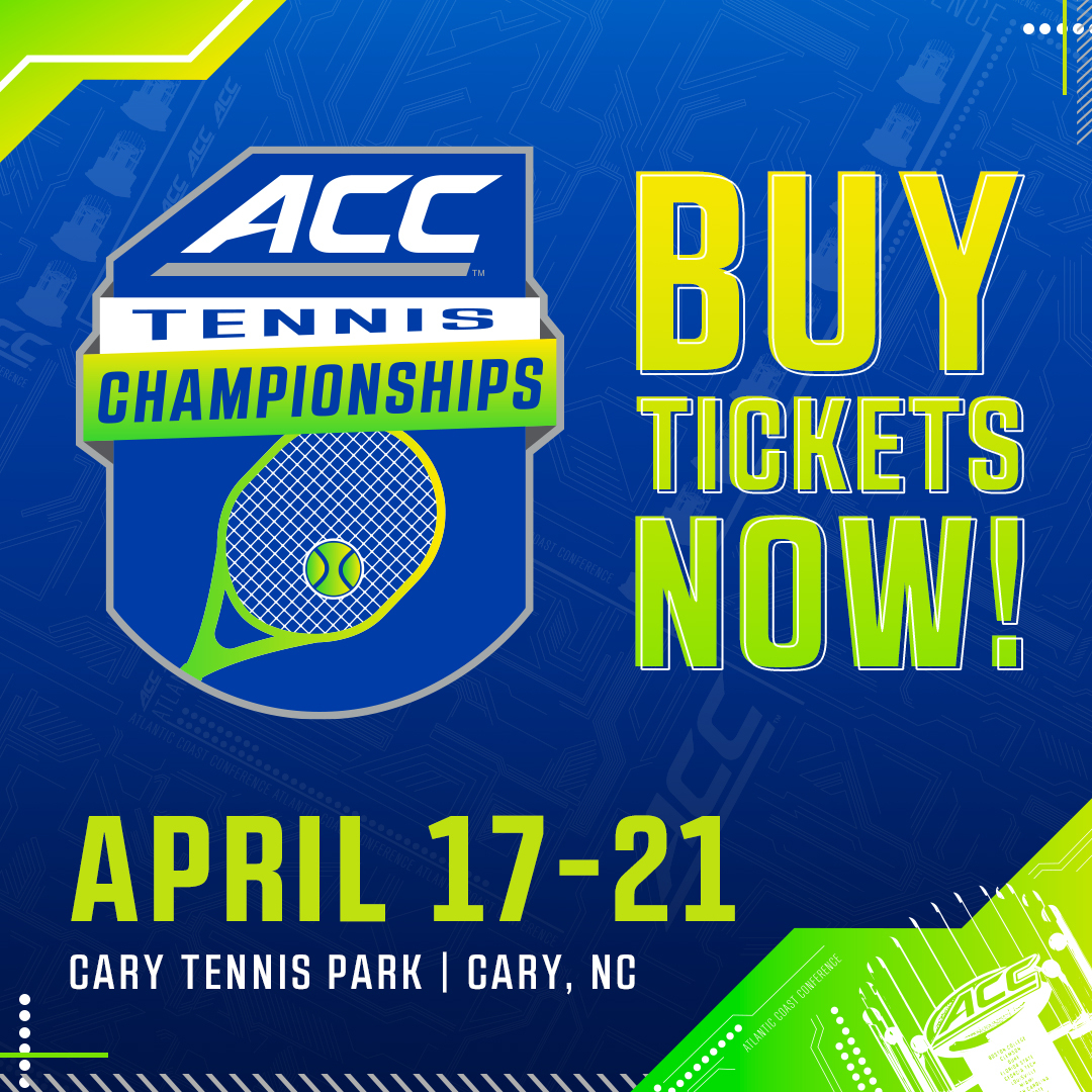 Get your 2024 ACC Tennis Championships tickets 𝙉𝙊𝙒! 🎟️ theacc.com/tickets 🏆 theacc.co/24wtenchamp 🏆 theacc.co/24mtenchamp