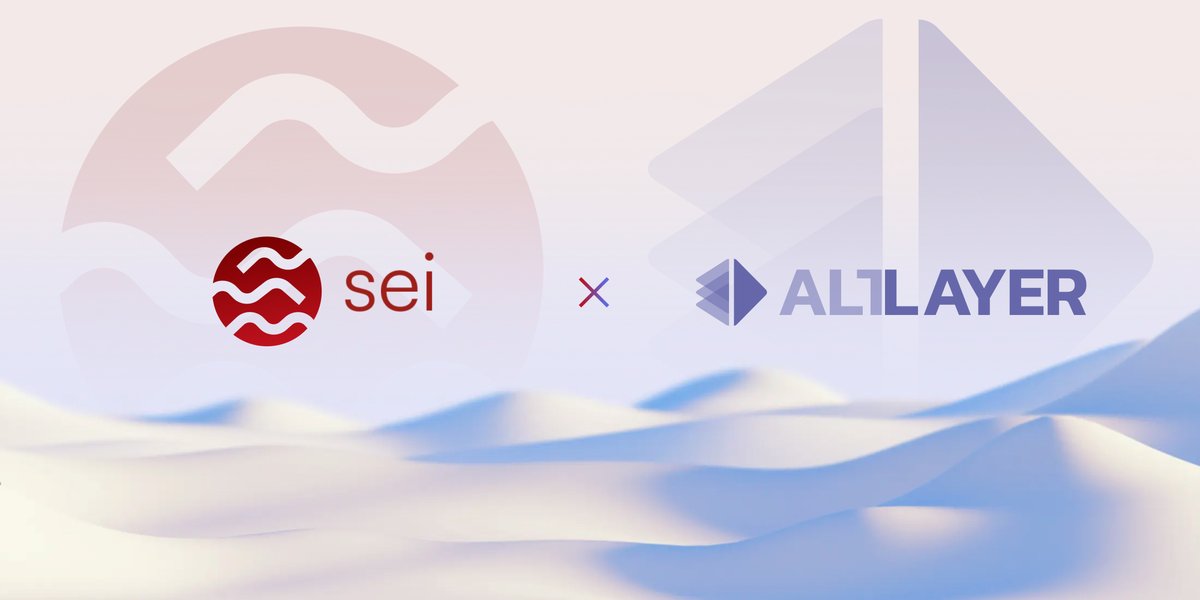 AltLayer 🤝 <a href="/SeiNetwork/">Sei</a>

We are excited to partner with Sei to make it easier for devs to launch the groundbreaking ‘Parallel Stack’. It will empower hundreds of rollups to unlock parallelized execution on Ethereum!

Details 🧵👇

blog.altlayer.io/altlayer-partn…