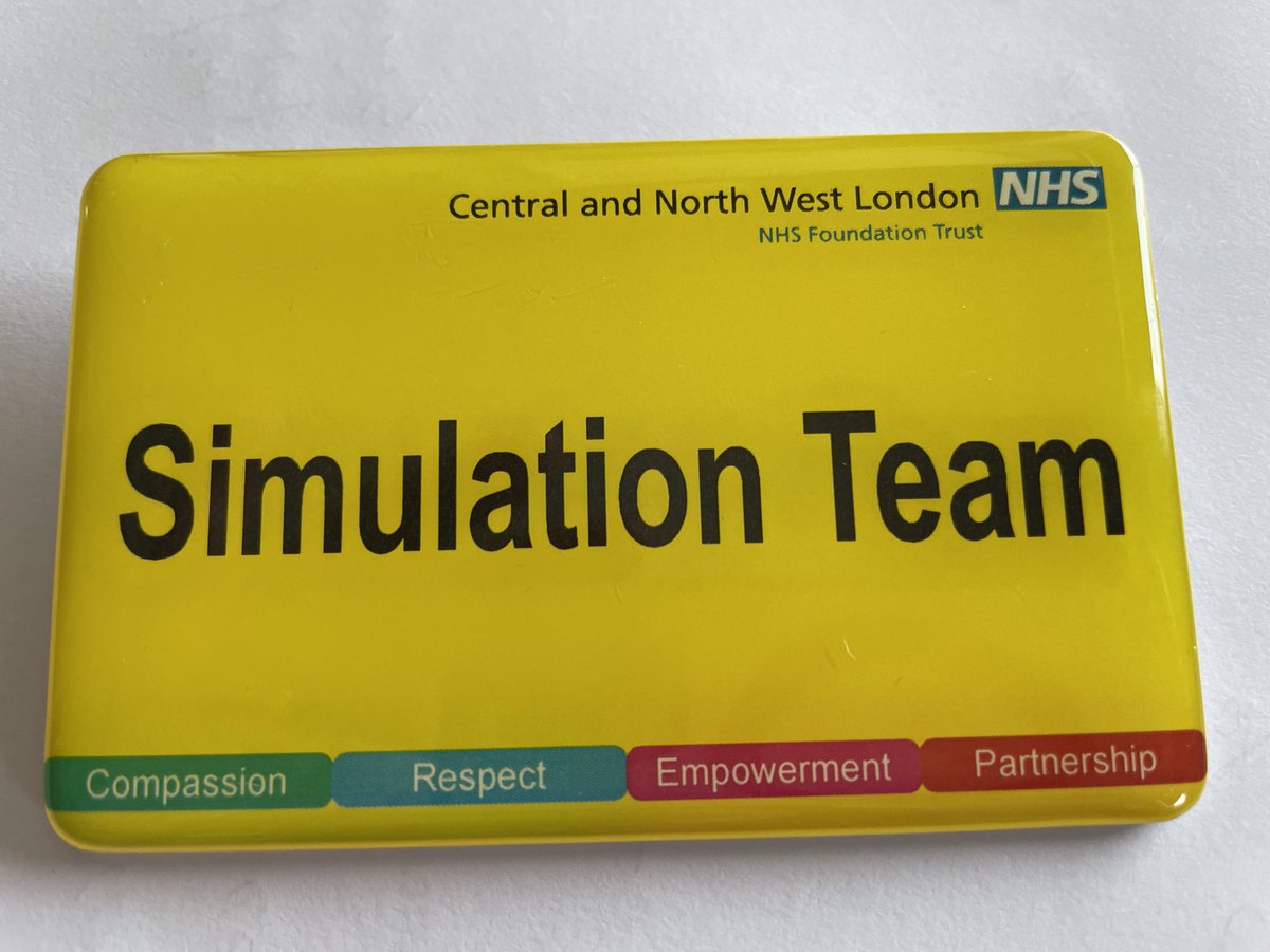 Point of care Simulation at the Campbell Centre today. Assessment and escalation of the deteriorating patient from a physical health perspective @CNWLNHS