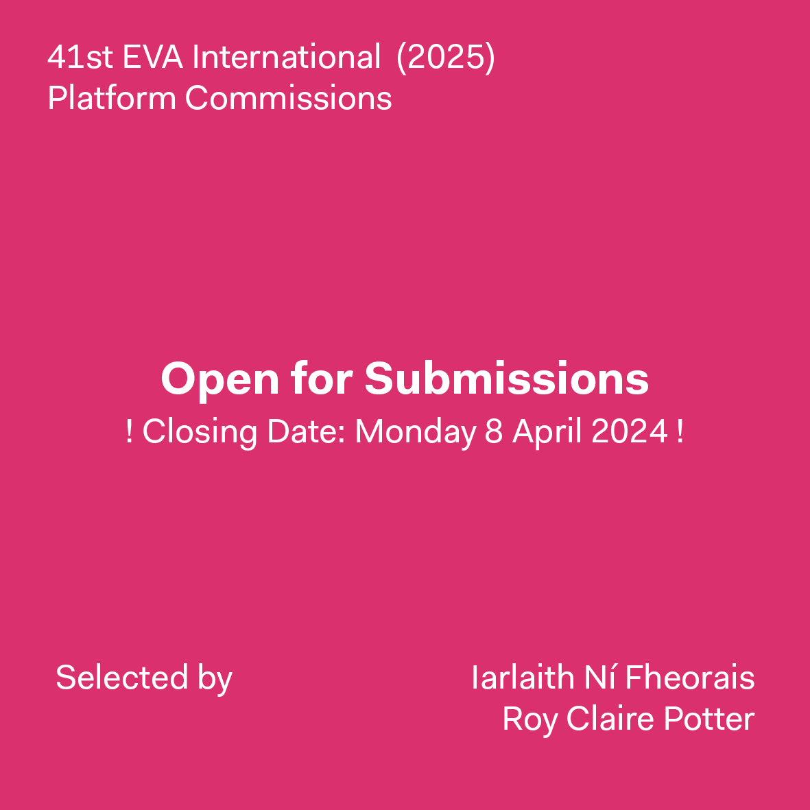 EVA International - Biennial of Contemporary Art tweet media
