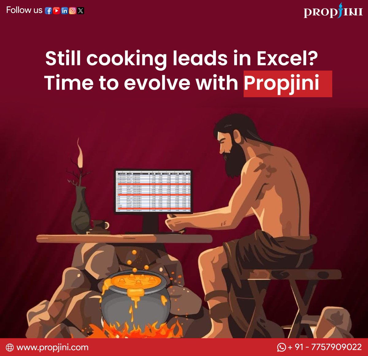 Propjini1's tweet image. Excel sheets may have been the old way, but it&apos;s time to level up! Propjini CRM offers seamless data management for brokers, leaving Excel in the dust. 
#PropjiniAdvantage #ExcelUpgrade #EfficientBrokerage #CRMRevolution #DataManagement #RealEstateTech