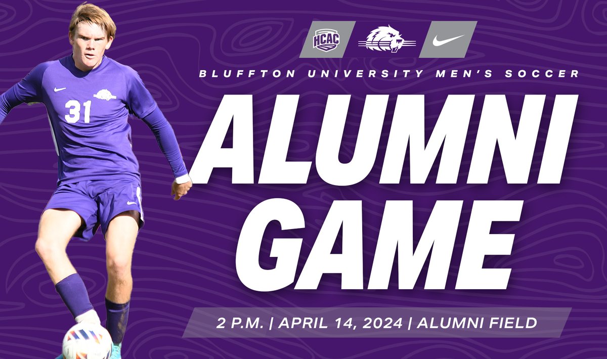 Bluffton Men’s Soccer (@blufftonmsoc) on Twitter photo April 14. 2PM
Calling all Bluffton Alumni! RSVP at bushres@bluffton.edu
Hope to see you there! April 14. 2PM
Calling all Bluffton Alumni! RSVP at bushres@bluffton.edu
Hope to see you there!