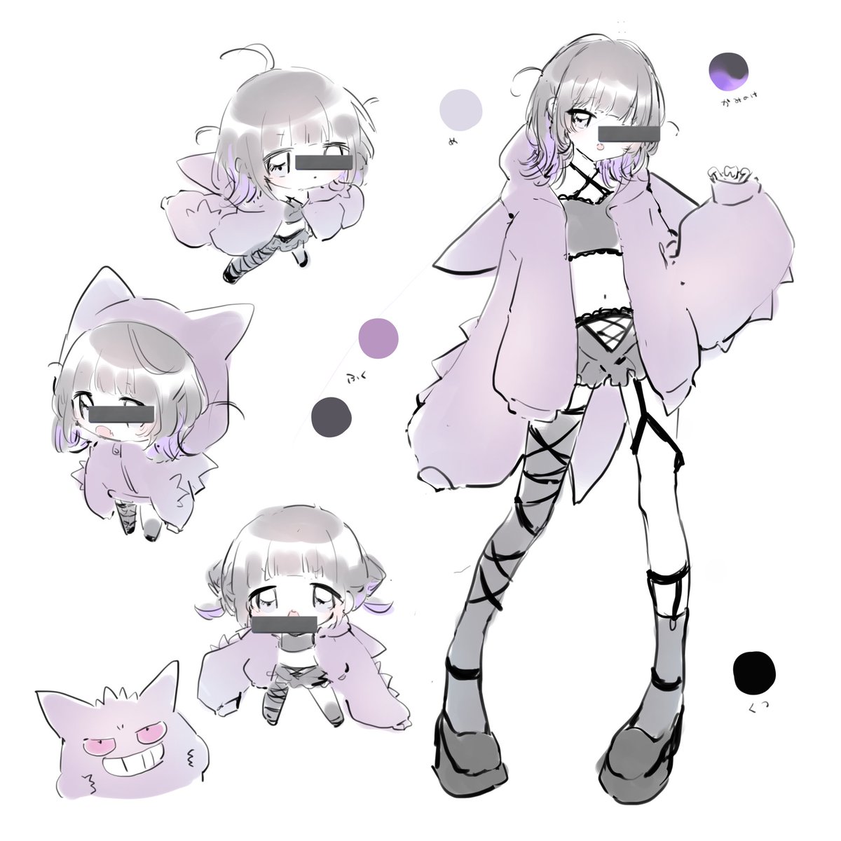 quua09's tweet image. うちの子ちゃんとつくった！
服はとくに決まってない