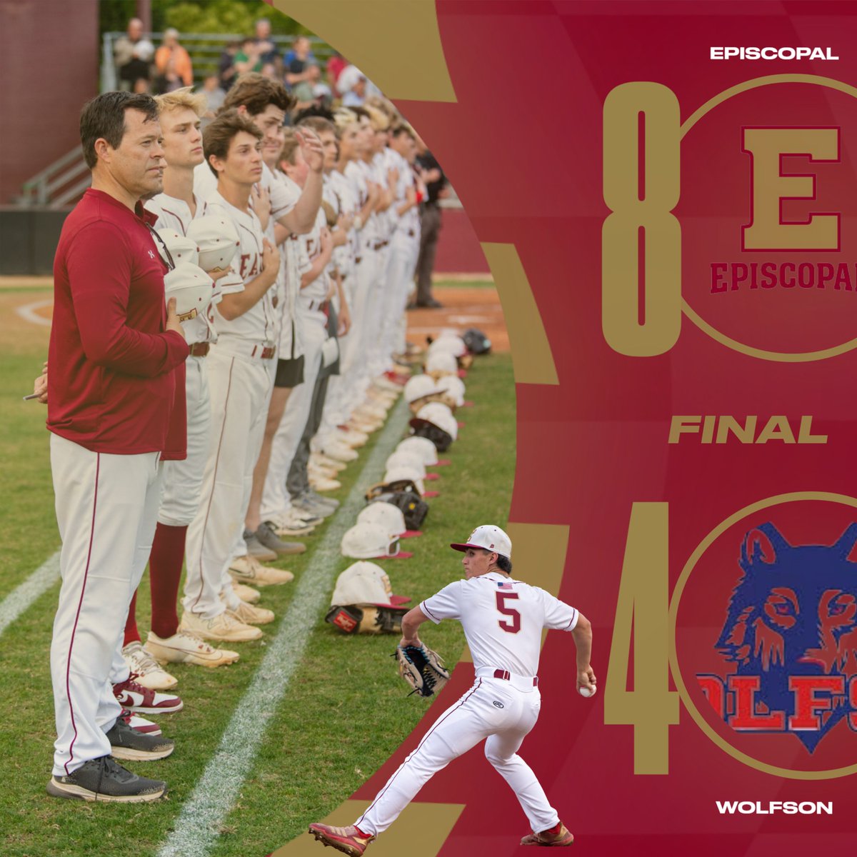 Another come from behind win for Baseball as they defeat Wolfson last night by a score of 8-4!!

Go Eagles!!