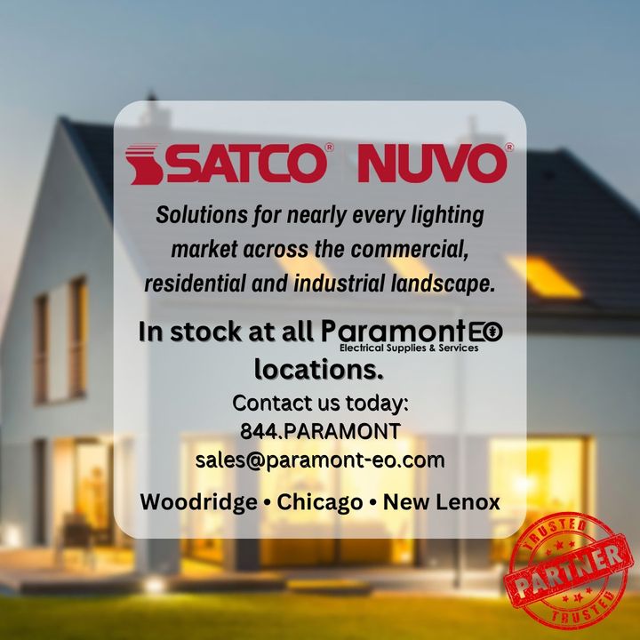 ParamontEO's tweet photo. Find solutions for your lighting challenges with @SATCOPRODUCTS, available at Paramont EO. #GetItAtParamont
.
.
.
.
.
#sacto #nuvo #lighting #commercial #residential #industrial #markets #electrical https://t.co/DlYpLmzUGi