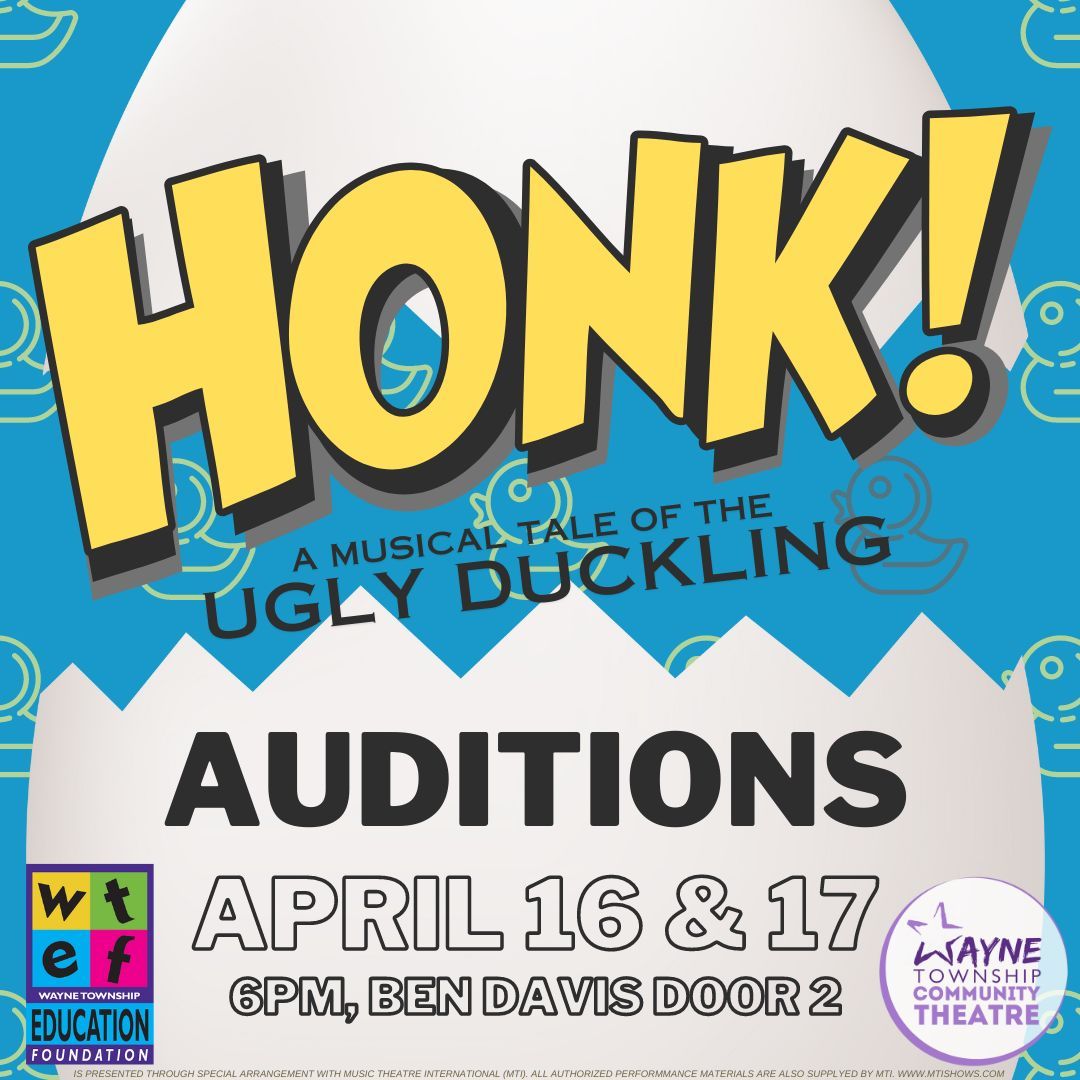Auditions for our summer musical 'Honk!' are just around the corner! Here's more info: tinyurl.com/44km8982 #wearewayne @WayneTwpSuper @WayneTwpSchools
