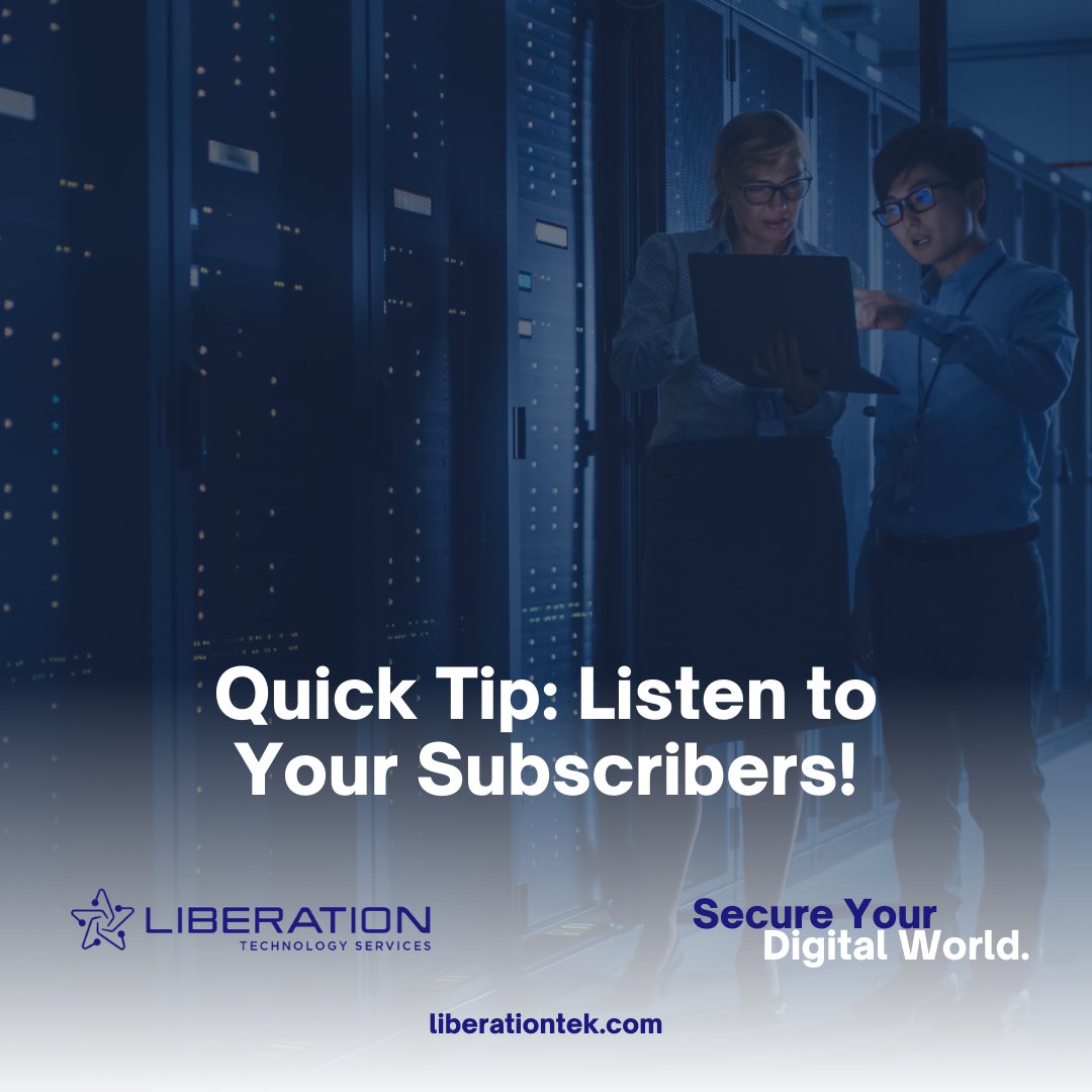 Quick Tip: Listen to Your Subscribers!

Encourage feedback from your subscribers to understand their preferences and improve your email campaigns. Use surveys, polls, or simply ask for replies. Valuable insights from your audience can guide you in creating more relevant and e ...