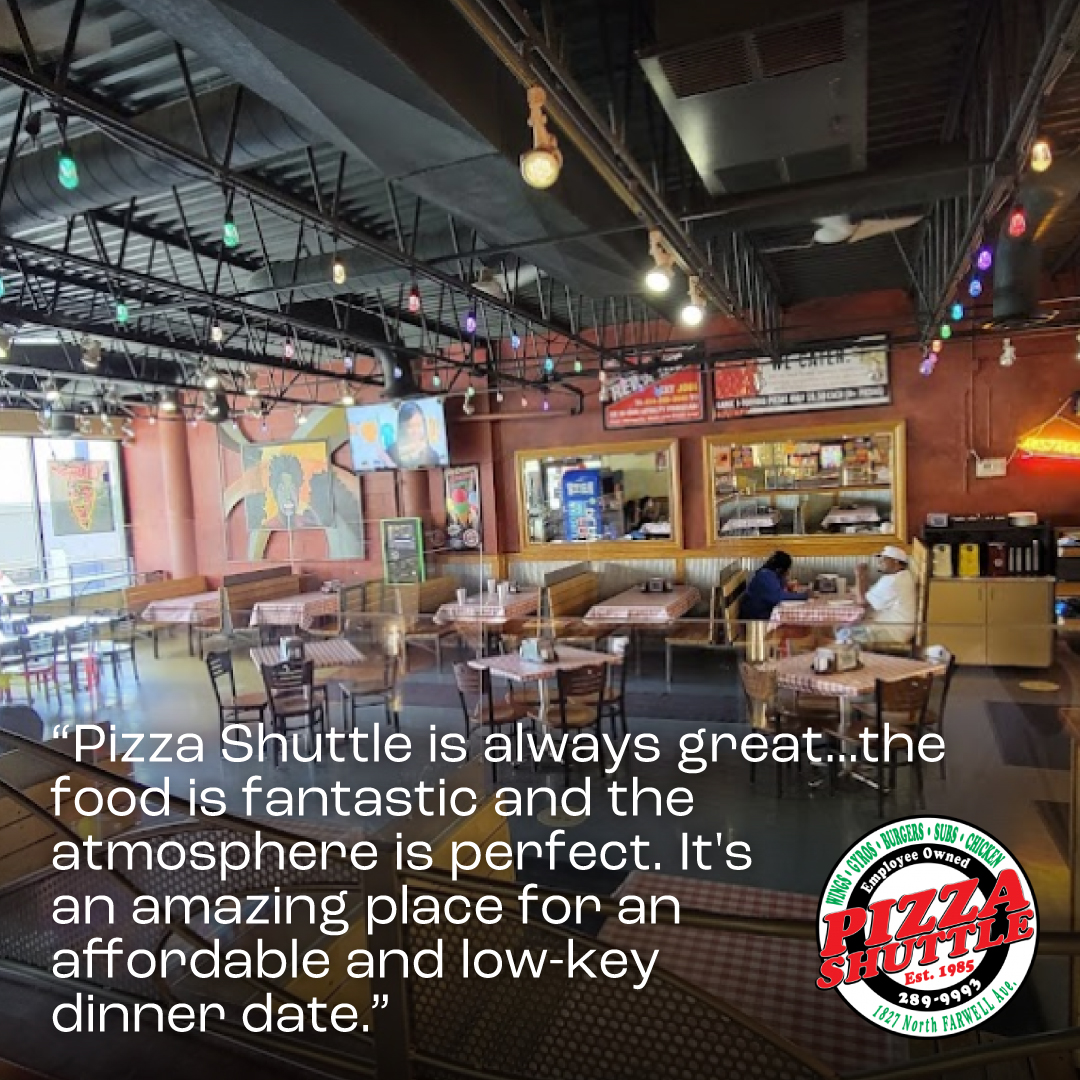 Looking for the perfect night out? Delicious food with wallet-friendly prices is just around the corner at Pizza Shuttle!

Who's joining you for a slice? Tag them in the comments below!

#PizzaShuttle #Pizza #MKE