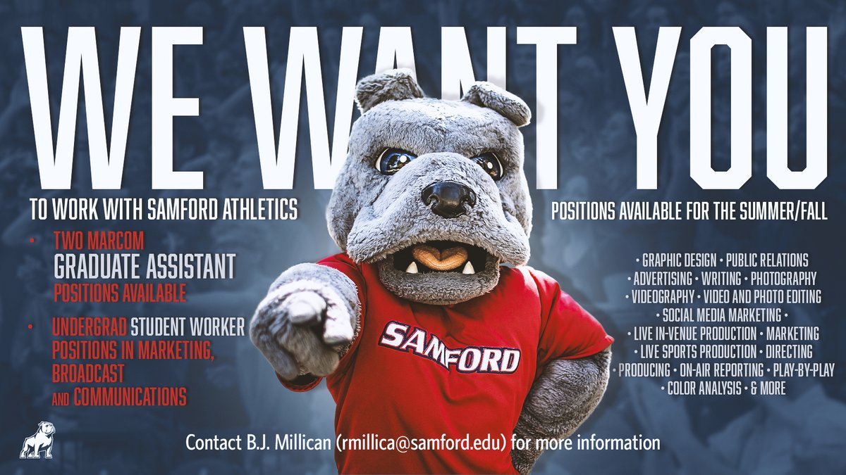 𝐖𝐄 𝐖𝐀𝐍𝐓 𝐘𝐎𝐔 🫵 *Must be a Samford student or a graduate student* #AllForSAMford